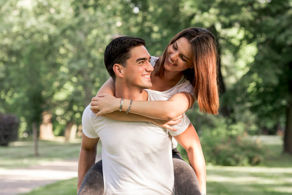 Casal feliz
